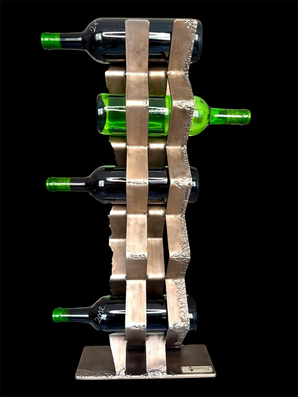 Unikat Flaschenregal Skulptur - Petrjanos Art Vision